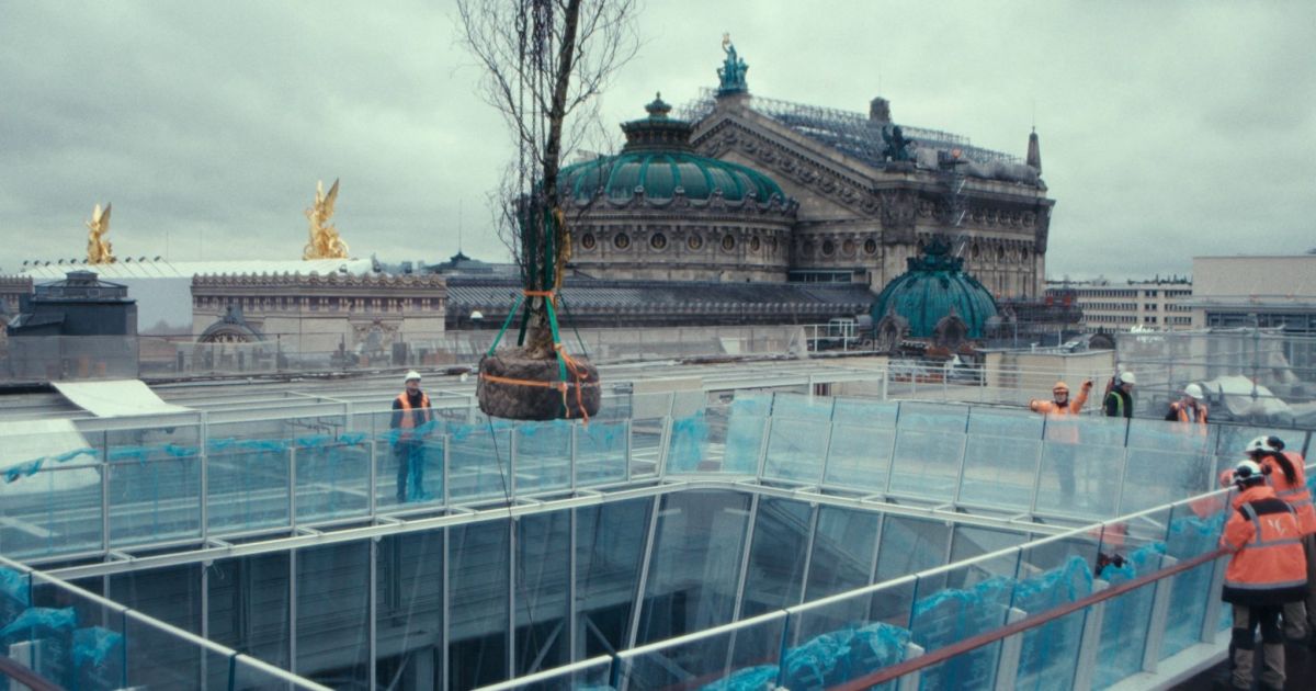 Affiche du film Le Chantier par Jean-Stéphane Bron